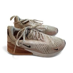 Nike Air Max 270 Light Beige /pink Athletic Shoes